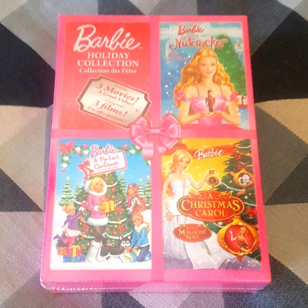 Barbie Holiday Collection 3 Movie DVD's